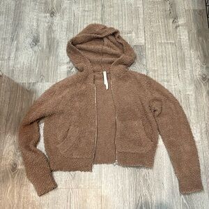 The Group Babaton teddy hooded jacket S